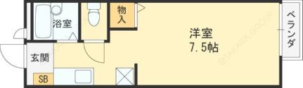 エリカハイツ 205号室｜大阪府東大阪市昭和町(賃貸アパート1K・2階・23.18㎡)の写真 その2