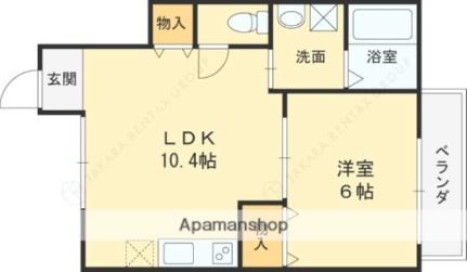 ランコントル石切 101｜大阪府東大阪市東石切町４丁目(賃貸アパート1LDK・1階・42.44㎡)の写真 その2