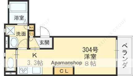 クリエオーレ上小阪 104｜大阪府東大阪市上小阪４丁目(賃貸アパート1K・1階・29.09㎡)の写真 その2