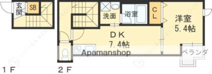 グランドソレイユ森河内 203｜大阪府東大阪市森河内西２丁目(賃貸アパート1DK・2階・38.68㎡)の写真 その2