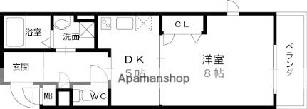 メゾンれもんの木 101｜大阪府東大阪市御厨東２丁目(賃貸マンション1DK・1階・34.62㎡)の写真 その2