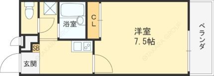 レオパレス御厨ＥＡＳＴ 302｜大阪府東大阪市御厨東１丁目(賃貸マンション1K・3階・23.18㎡)の写真 その2