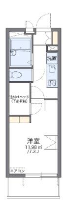 レオパレスバレー　リバー 203｜大阪府東大阪市中石切町４丁目(賃貸マンション1K・2階・20.81㎡)の写真 その2