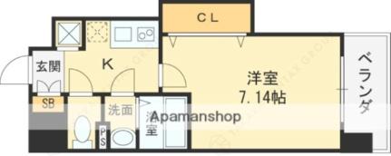 Ｌｕｘｅ布施駅前 1402｜大阪府東大阪市足代新町(賃貸マンション1K・14階・24.54㎡)の写真 その2