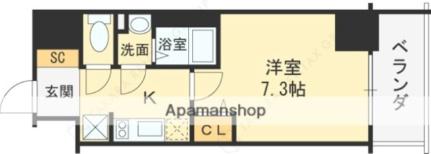 プリムール新深江 707｜大阪府大阪市東成区大今里南５丁目(賃貸マンション1K・7階・24.65㎡)の写真 その2