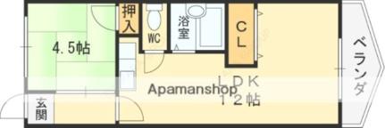 ミドービル 404｜大阪府東大阪市小阪２丁目(賃貸マンション1LDK・4階・32.00㎡)の写真 その2