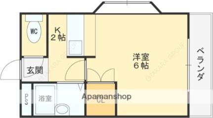 アスリートコート 301｜大阪府東大阪市大蓮北３丁目(賃貸マンション1K・3階・20.00㎡)の写真 その2