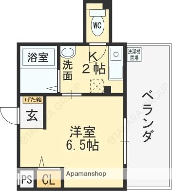 ジ・エステート・ナガセ 401｜大阪府東大阪市小若江４丁目(賃貸マンション1K・4階・18.91㎡)の写真 その2