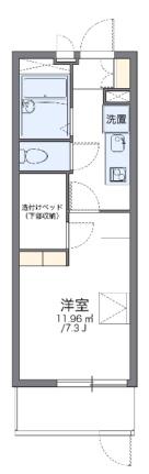 レオパレスサンマルク 105｜大阪府東大阪市中新開１丁目(賃貸マンション1K・1階・20.81㎡)の写真 その2