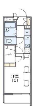 レオパレスいえぷり 403｜大阪府東大阪市長堂３丁目(賃貸マンション1K・4階・20.81㎡)の写真 その2