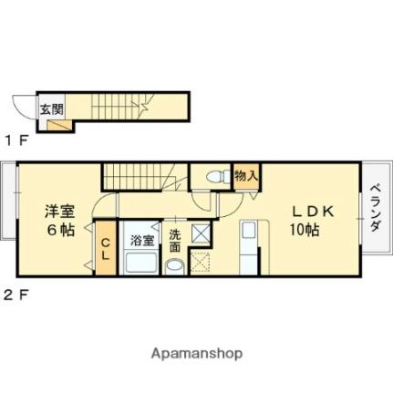 ピアチェーレＡ棟 201｜大阪府東大阪市岩田町５丁目(賃貸アパート1LDK・2階・41.98㎡)の写真 その2