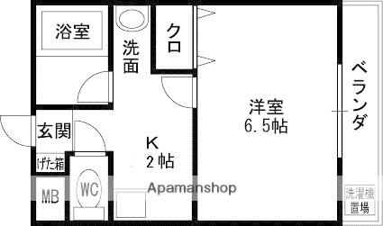 大阪府羽曳野市野々上３丁目(賃貸マンション1K・2階・21.00㎡)の写真 その2