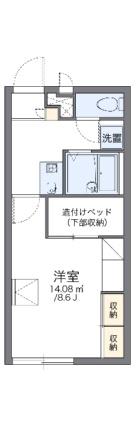 レオパレスオアシス 201｜大阪府大阪市平野区平野東１丁目(賃貸アパート1K・2階・23.18㎡)の写真 その2