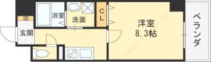 パークヒル新石切 104｜大阪府東大阪市東山町(賃貸マンション1K・1階・30.05㎡)の写真 その2