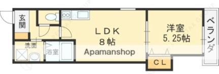 コラッジオ本町 302｜大阪府八尾市本町６丁目(賃貸アパート1LDK・3階・33.12㎡)の写真 その2