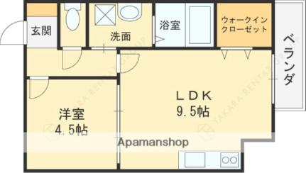 コラッジオ本町 303｜大阪府八尾市本町６丁目(賃貸アパート1LDK・3階・35.58㎡)の写真 その2