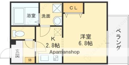 仮称）八尾本町5丁目ＫＡＰ 303｜大阪府八尾市本町５丁目(賃貸マンション1K・3階・26.08㎡)の写真 その2