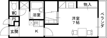 レオパレスグリチーネ 214｜大阪府八尾市西高安町３丁目(賃貸マンション1K・2階・23.18㎡)の写真 その2