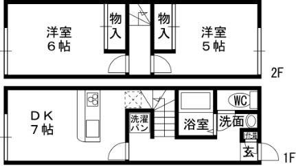 レオパレス教興寺 107｜大阪府八尾市教興寺４丁目(賃貸アパート2DK・1階・49.68㎡)の写真 その2