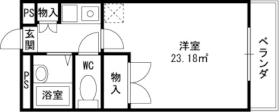 レオパレスＷＩＴＨーＡ 206 ｜ 大阪府羽曳野市碓井３丁目（賃貸マンション1K・2階・23.18㎡） その2