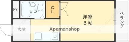 クローバーＭオザキＡ・Ｂ B308｜大阪府高槻市富田町５丁目(賃貸マンション1K・3階・18.00㎡)の写真 その2