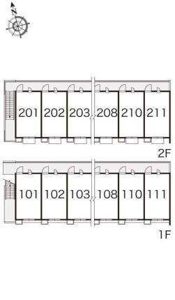 レオパレスＦＵＫＯＮＯ弐番館 207｜大阪府大東市深野２丁目(賃貸アパート1K・2階・23.18㎡)の写真 その16