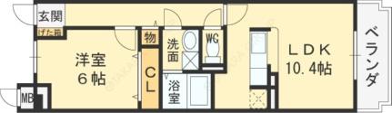 ヴェルセゾン公園前 306｜大阪府守口市藤田町３丁目(賃貸マンション1LDK・3階・42.06㎡)の写真 その2