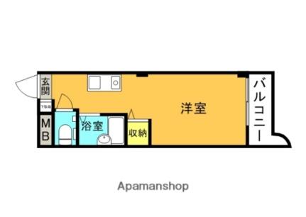 有馬パレス禁野 510｜大阪府枚方市禁野本町１丁目(賃貸マンション1R・5階・19.44㎡)の写真 その2