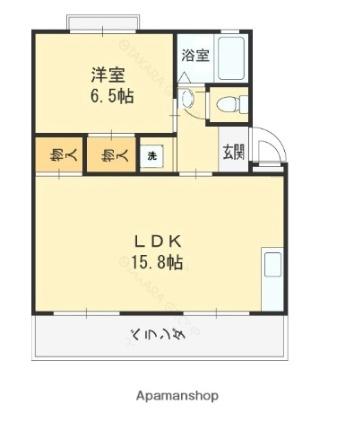 第一林マンション 501｜大阪府寝屋川市寿町(賃貸マンション1LDK・5階・50.62㎡)の写真 その2