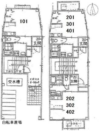 クロスザリバー 202号室｜大阪府枚方市岡本町(賃貸アパート1R・2階・28.79㎡)の写真 その11