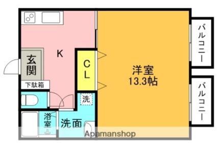 エムロード 21｜大阪府枚方市田口１丁目(賃貸アパート1K・2階・36.00㎡)の写真 その2