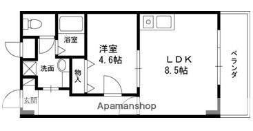 Ｍ’プラザ津田駅前十二番館 415｜大阪府枚方市津田駅前１丁目(賃貸マンション1DK・4階・34.23㎡)の写真 その2