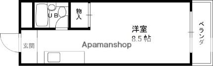 シルクハイツ 201｜大阪府枚方市町楠葉１丁目(賃貸マンション1R・2階・19.72㎡)の写真 その2