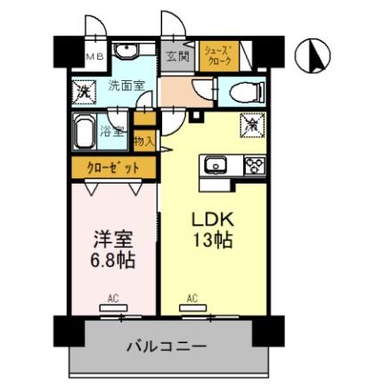 幸ｃｏｕｒｔ森ノ宮 903｜大阪府大阪市東成区中道３丁目(賃貸マンション1LDK・9階・49.32㎡)の写真 その2