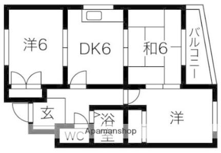 プレアール寝屋川秦町 402｜大阪府寝屋川市秦町(賃貸マンション3DK・4階・48.66㎡)の写真 その2