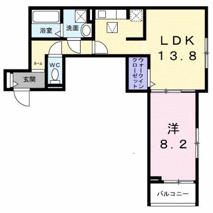 サニーレジデンス高槻本町 103｜大阪府高槻市本町(賃貸アパート1LDK・1階・52.14㎡)の写真 その2