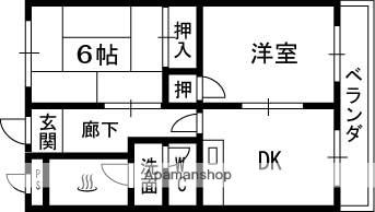 大阪府高槻市宮野町(賃貸マンション1LDK・2階・43.74㎡)の写真 その2