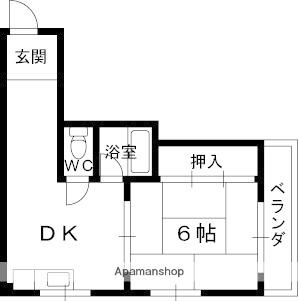 城垣マンション 207｜大阪府門真市城垣町(賃貸マンション1DK・2階・22.50㎡)の写真 その2