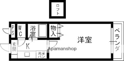 フロンティア長尾 310｜大阪府枚方市長尾荒阪２丁目(賃貸マンション1K・3階・24.00㎡)の写真 その2