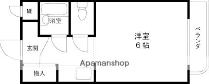 メゾンクレール 104｜大阪府枚方市禁野本町１丁目(賃貸マンション1K・1階・19.80㎡)の写真 その2