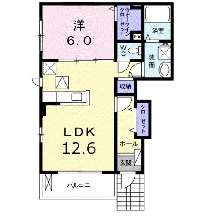 ベル　メゾン 101｜大阪府藤井寺市大井３丁目(賃貸アパート1LDK・1階・46.34㎡)の写真 その2