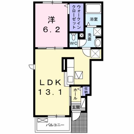 シエル・エトワール 101｜大阪府八尾市恩智南町２丁目(賃貸アパート1LDK・1階・45.27㎡)の写真 その2