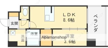 大阪府東大阪市長田西２丁目(賃貸マンション1LDK・10階・32.46㎡)の写真 その2