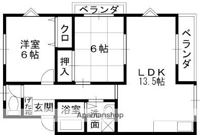 大阪府柏原市平野２丁目(賃貸マンション2LDK・2階・67.00㎡)の写真 その2