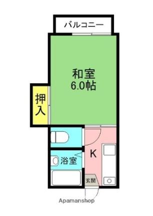 プラ・ディオ東香里 206 ｜ 大阪府枚方市東香里元町（賃貸マンション1K・2階・18.00㎡） その2