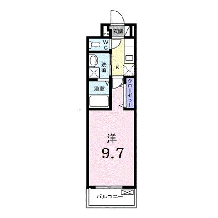 アンジュ　ド　ボヌール　香里園 307｜大阪府枚方市南中振２丁目(賃貸アパート1K・3階・28.87㎡)の写真 その2