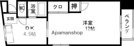 発春八坂ハイツ 201｜大阪府寝屋川市八坂町(賃貸マンション1DK・2階・33.00㎡)の写真 その2