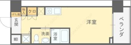 大阪府大阪市北区西天満４丁目(賃貸マンション1R・10階・21.60㎡)の写真 その2