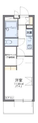 レオパレスグリーンアイビー 404｜大阪府大阪市北区豊崎６丁目(賃貸マンション1K・4階・20.81㎡)の写真 その2