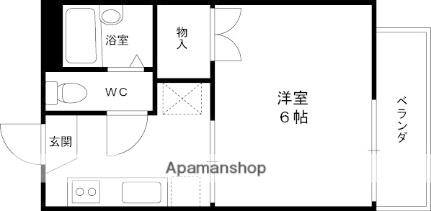 コーポマキノ 203｜大阪府枚方市牧野本町１丁目(賃貸アパート1K・2階・18.00㎡)の写真 その2